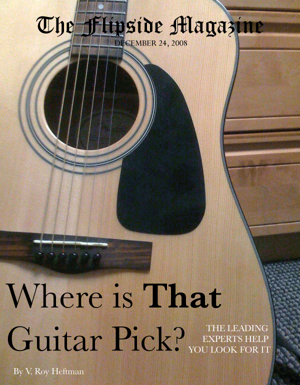The Flipside Magazine: Where Is That Guitar Pick?